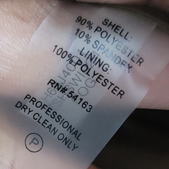 Tommy Hilfiger Brown Faux Suede Career Style Button Front Blazer 8 - Picture 4 of 10